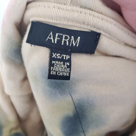 NWT Tie Dye Cropped Hoodie Sweatshirt AFRM Size X Small - Picture 10 of 12